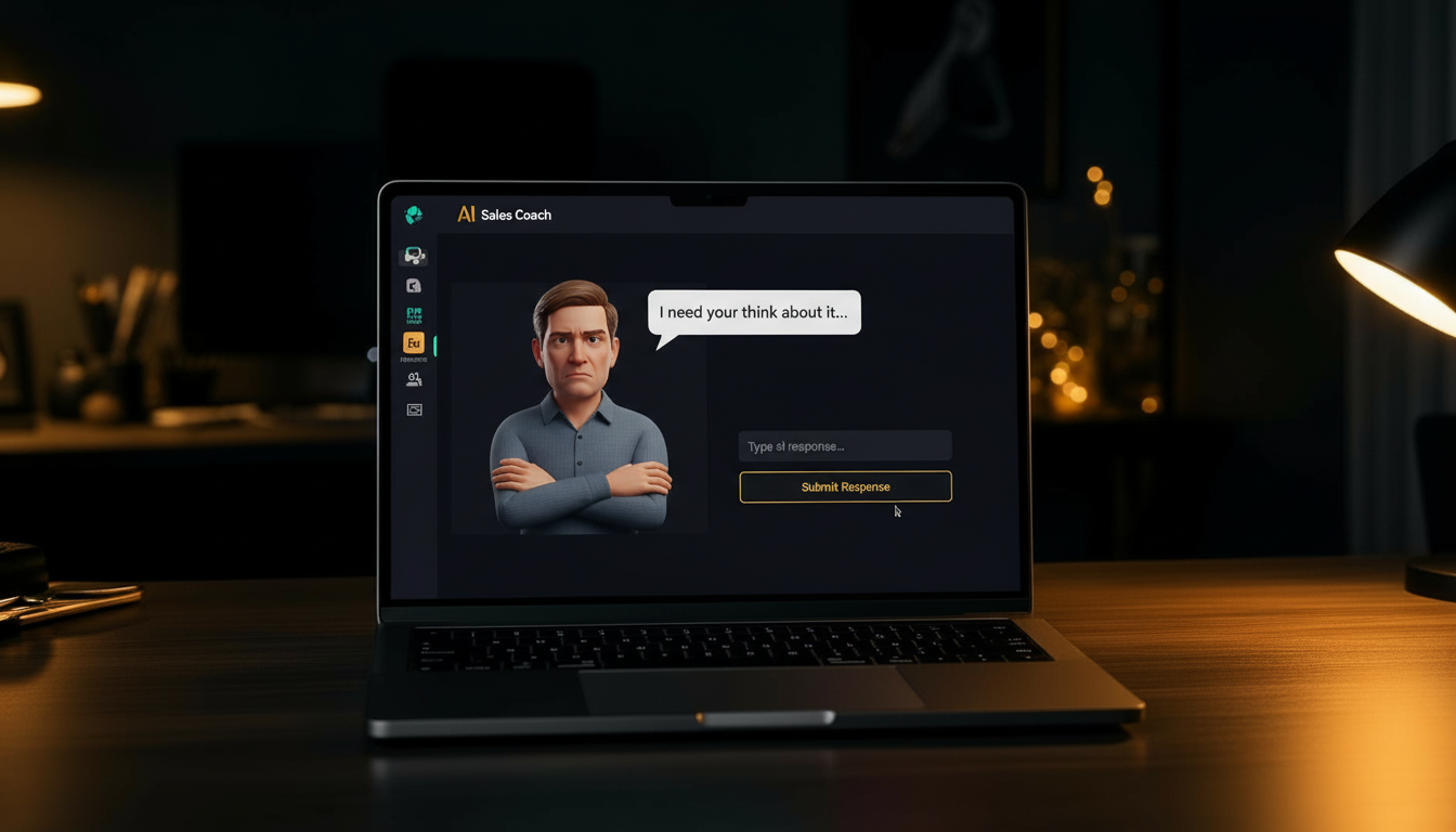 Screenshot of the Academy AI practice coach