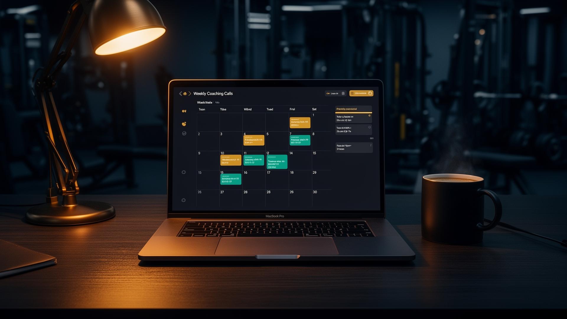 Screenshot of the Academy live events calendar