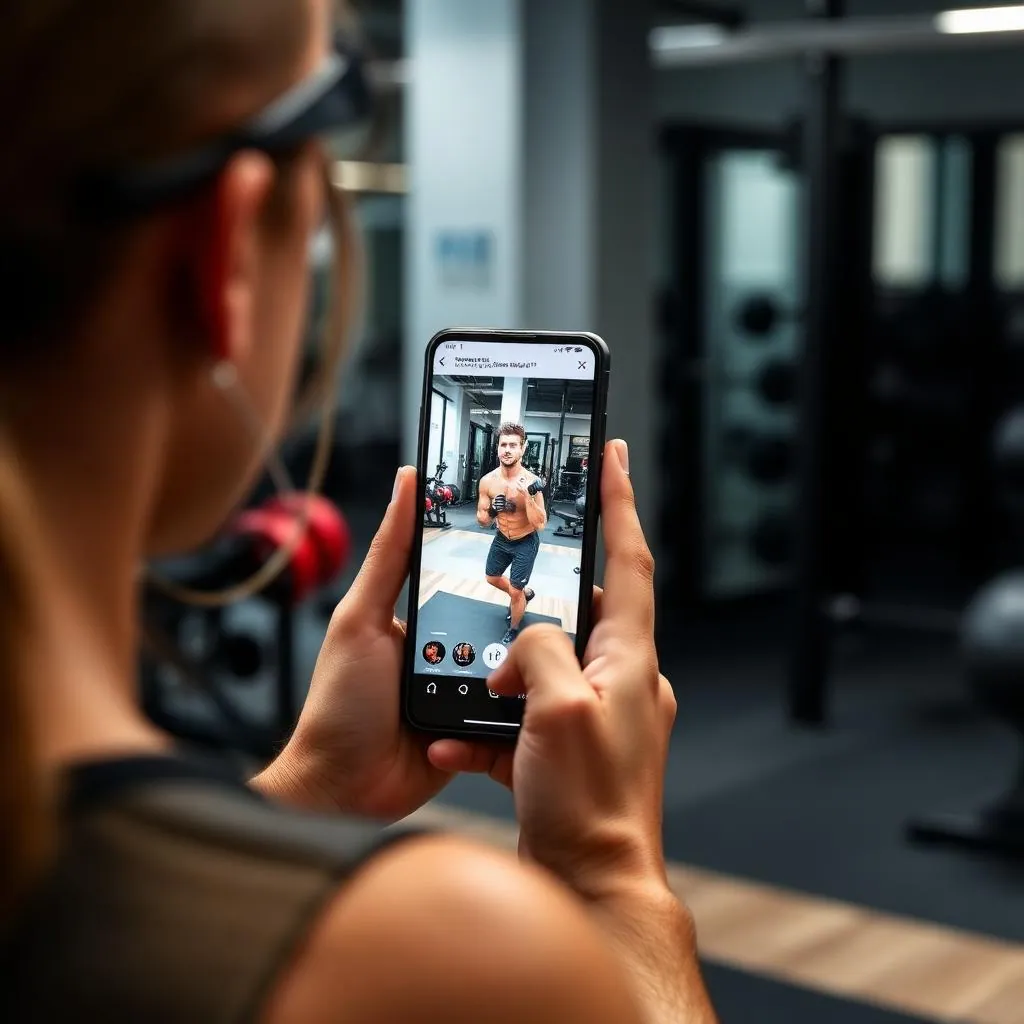 A professional Instagram feed grid for a fitness trainer featuring cohesive brand colors, workout demonstrations, and inspiring client transformation stories
